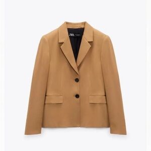 NWT Zara Camel Tailored Suit
Blazer Jacket 8758/607 Size Small